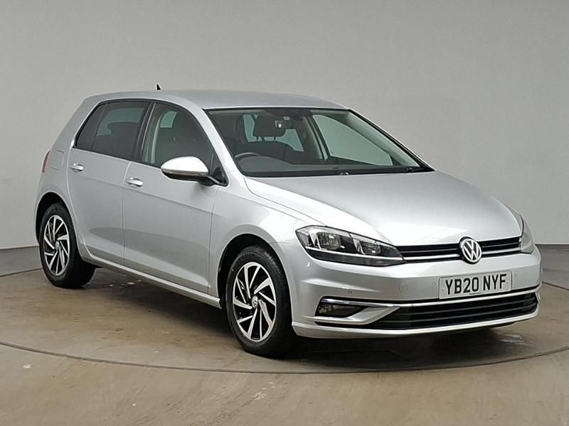 Used VW Golf VII Match 115 HP (84 kW) 2020 Silver Hatchback