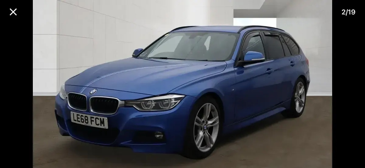 Used BMW 320 M Sport 184 HP (135 kW) 2019 Blue Estate