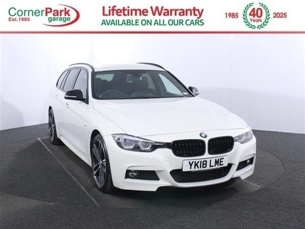 White Used 2018 BMW 320 M Sport Estate | £12,499 (Fair price) - Image 1/1