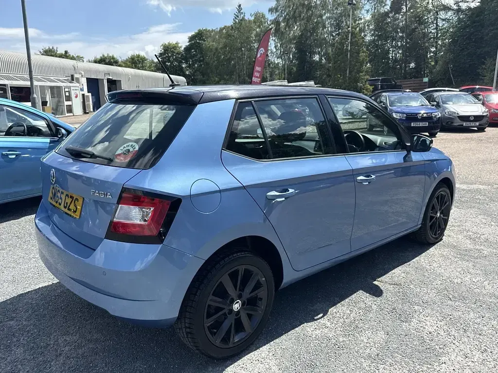 Used Skoda Fabia SE 2015 Blue Hatchback