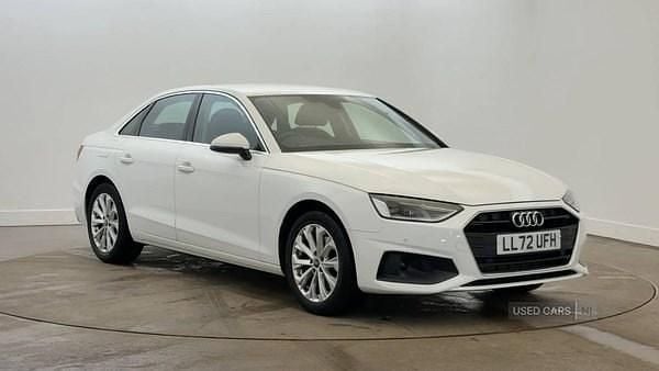 White Used 2022 Audi A4 Comfort Sedan | £18,950 (Good price) - Image 1/4
