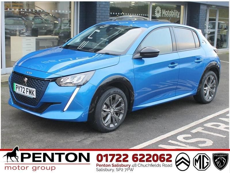 Used Peugeot e-208 Allure+ 100 kW (136 HP) 2023 Blue Hatchback