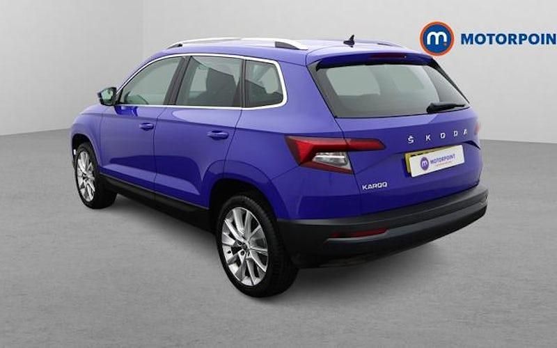 Used Skoda Karoq SE L 150 HP (110 kW) 2020 Blue SUV