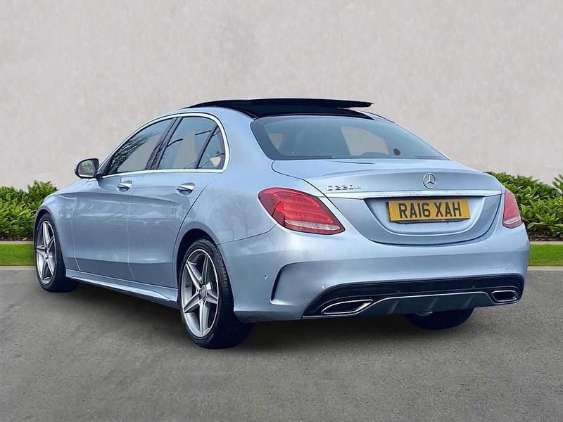Used Mercedes C220 AMG Line Premium Plus 2016 Silver Sedan