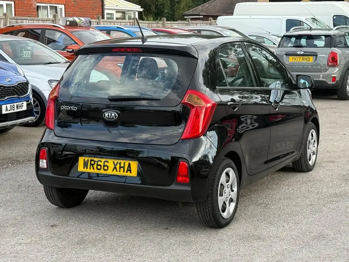 Used Kia Picanto Air 66 HP (48 kW) 2016 Black Hatchback