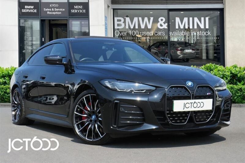 Black Used 2023 BMW i4 Shadowline Sedan | £43,395 (A bit pricey) - Image 1/4