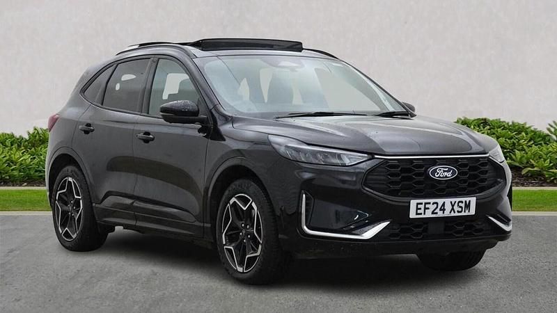 Black Used 2024 Ford Kuga ST-Line X SUV | £27,699 (A bit pricey) - Image 1/4