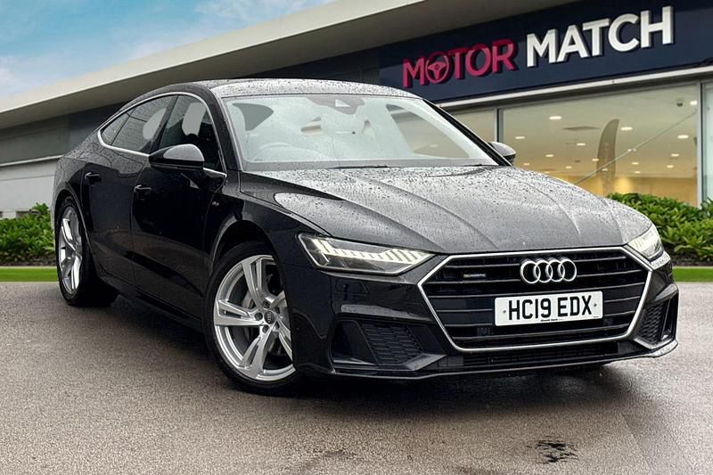 Used Audi A7 Sportback S-Line 231 HP (169 kW) 2019 Black Hatchback