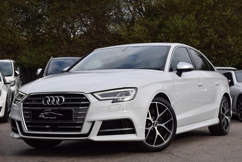 Metallic white Used 2017 Audi S3 Design Sedan | £22,995 (Fair price) - Image 1/4