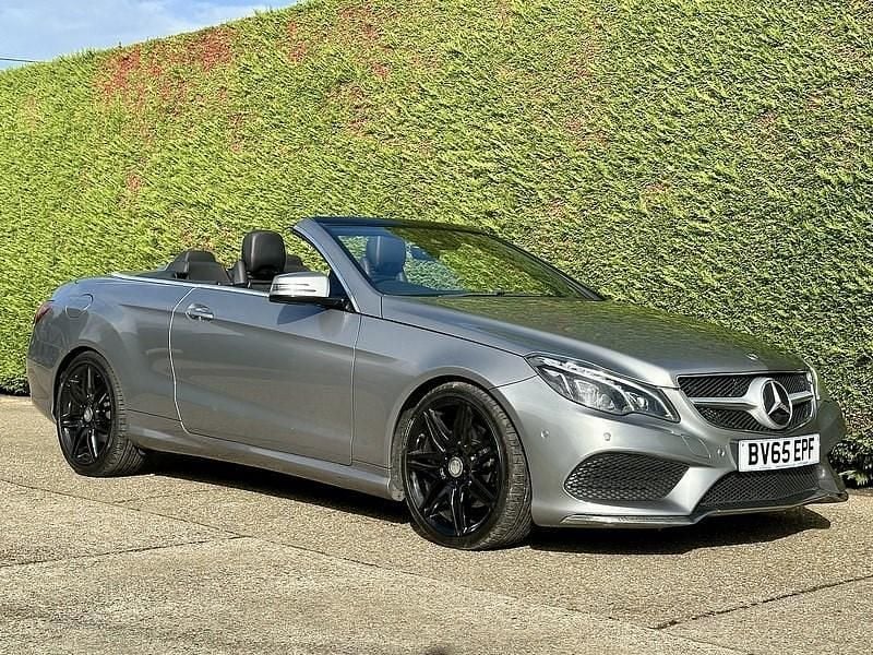 Silver Used 2015 Mercedes E350 AMG Line Premium Cabriolet | £11,295 (Fair price) - Image 1/4