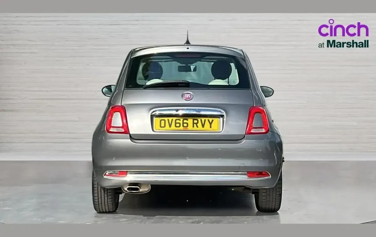 Used Fiat 500 Lounge 69 HP (50 kW) 2016 Grey Hatchback