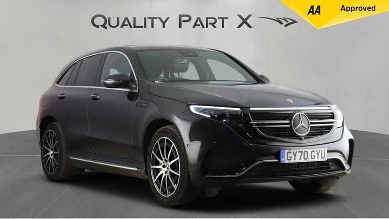 Used Mercedes EQC400 AMG line 300 kW (408 HP) 2020 Grey SUV