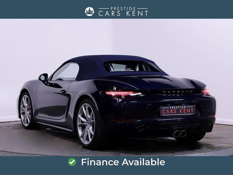 Used Porsche 718 Boxster 350 HP (257 kW) 2020 Blue Cabriolet
