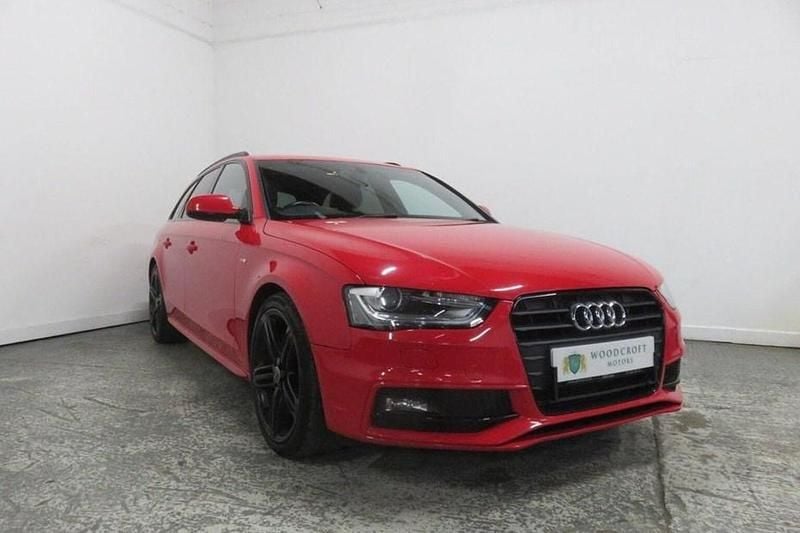 Used Audi A4 Black Edition 177 HP (130 kW) 2014 Red Estate