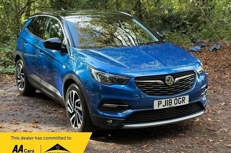 Blue Used 2018 Vauxhall Grandland X Elite SUV | £8,295 (Good price) - Image 1/1