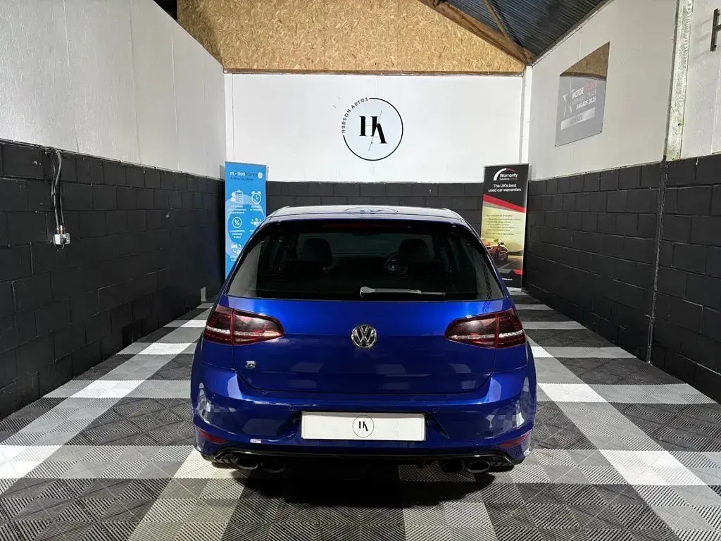 Used VW Golf VII R 2016 Blue Hatchback