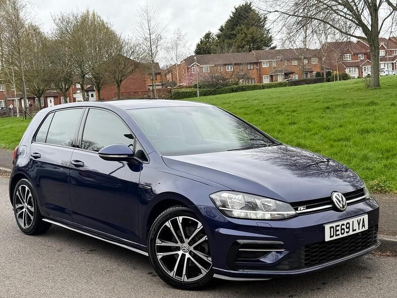 Used VW Golf VII R-line 150 HP (110 kW) 2019 Blue Hatchback