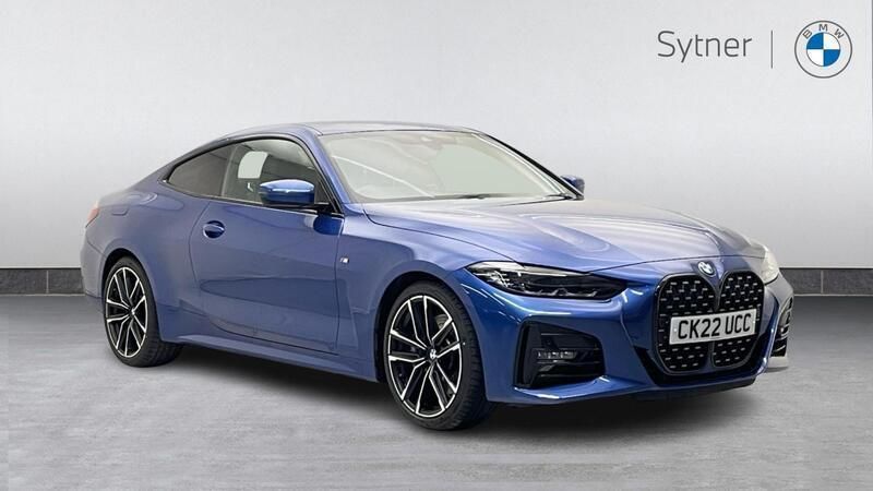 Blue Used 2022 BMW 420 M Sport Coupe | £31,500 (A bit pricey) - Image 1/4