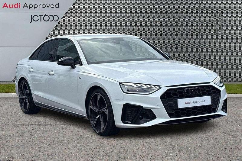 White Used 2022 Audi A4 Black Edition Sedan | £28,015 (A bit pricey) - Image 1/4