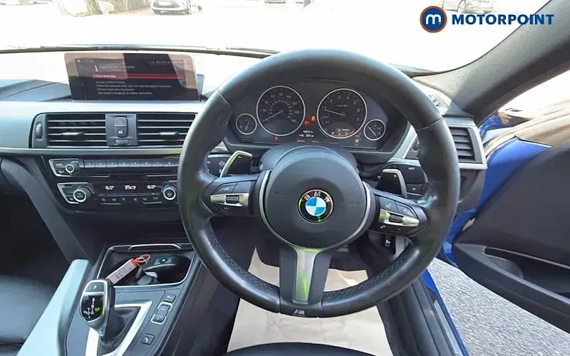 Used BMW 330 M Sport 252 HP (185 kW) 2018 Blue Sedan