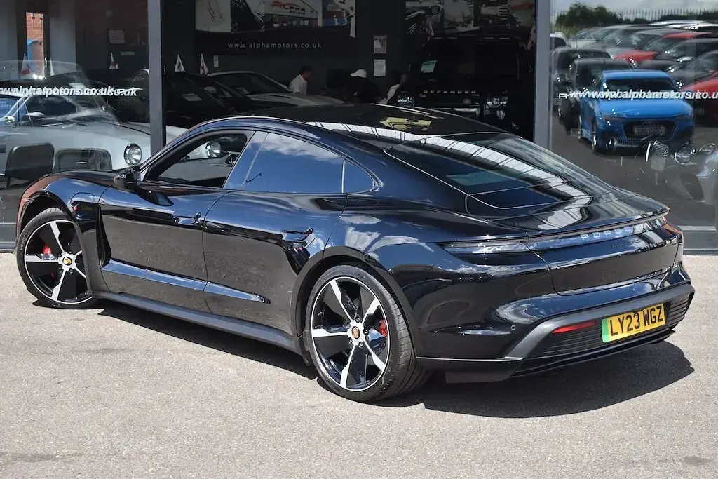 Used Porsche Taycan Performance Package 419 kW (571 HP) 2023 Black Sedan