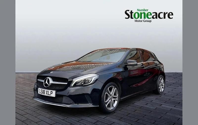 Used Mercedes A180 Sport Edition 109 HP (80 kW) 2018 Black Hatchback