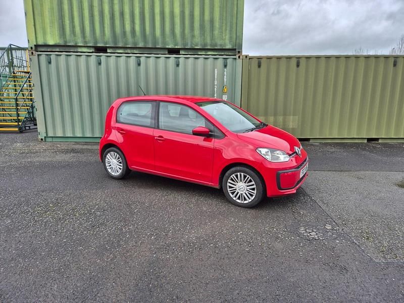 Begagnad VW up! move up! 60 HK (44 kW) 2017 Röd Halvkombi
