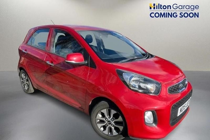 Used Kia Picanto 84 HP (61 kW) 2015 Red Hatchback