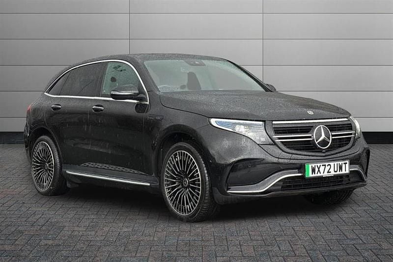 Used Mercedes EQC400 AMG Line Premium 300 kW (408 HP) 2022 Obsidian black SUV