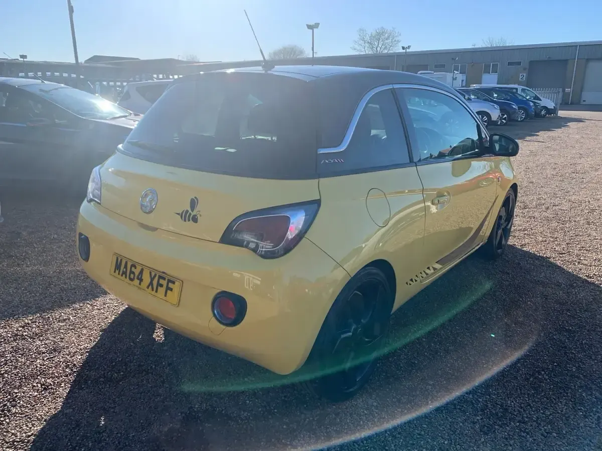 Used Vauxhall Adam Slam 100 HP (73 kW) 2014 Yellow Hatchback