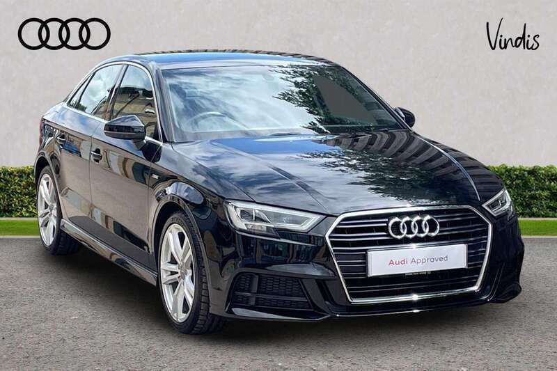 Black Used 2019 Audi A3 S-Line Sedan | £17,264 (Good price) - Image 1/4