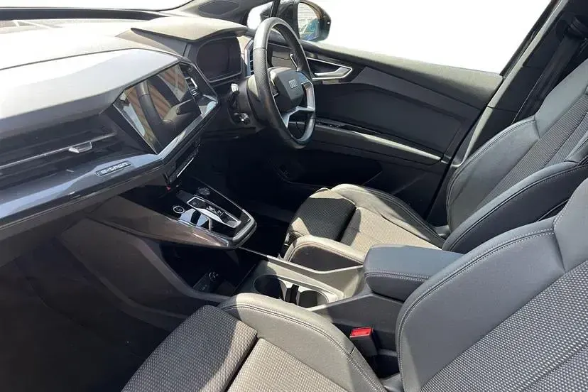 Used Audi Q4 e-tron S-Line 150 kW (204 HP) 2023 Mythos black SUV