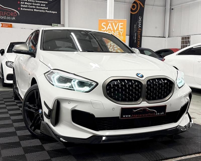 Used BMW M135 Sport Line 300 HP (220 kW) 2020 White Hatchback