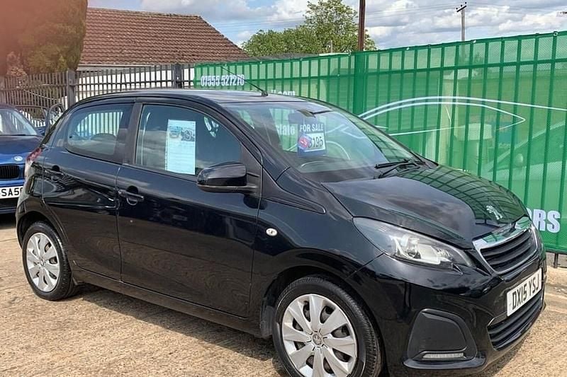 Black Used 2015 Peugeot 108 Active Hatchback | £2,895 (Fair price) - Image 1/1