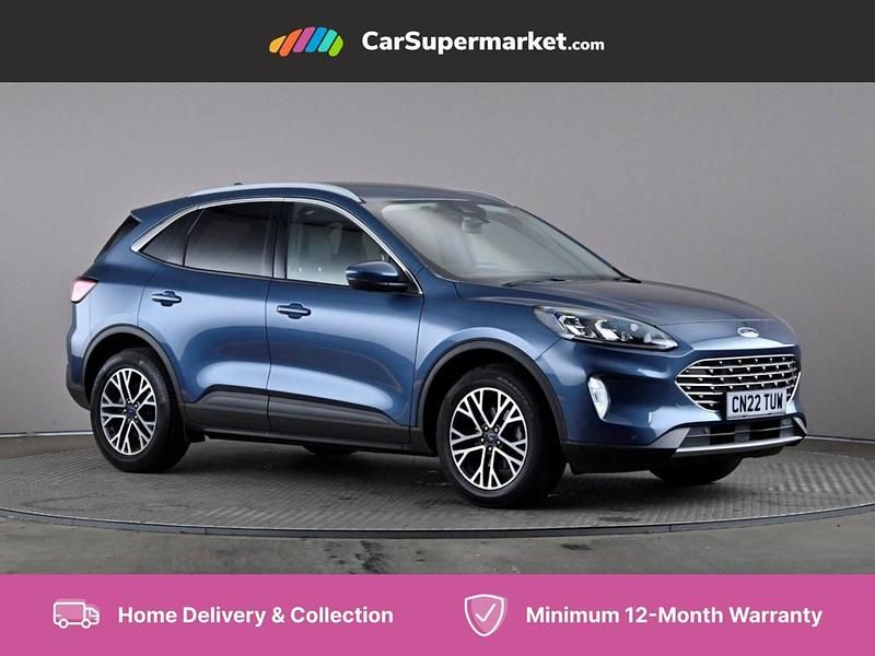 Blue Used 2022 Ford Kuga Titanium SUV | £17,697 (Good price) - Image 1/4