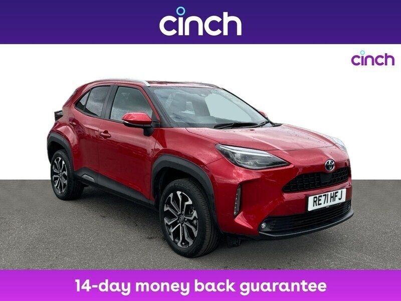 Red Used 2021 Toyota Yaris Hybrid Design Estate | £19,449 (Good price) - Image 1/3