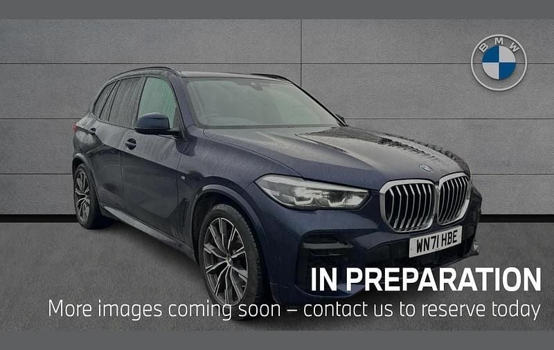 Blue Used 2021 BMW X5 M Sport SUV | £40,990 (A bit pricey) - Image 1/4