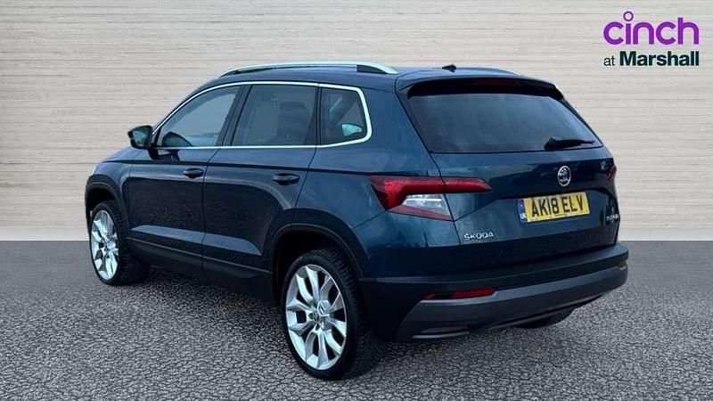 Used Skoda Karoq 150 HP (110 kW) 2018 Blue SUV