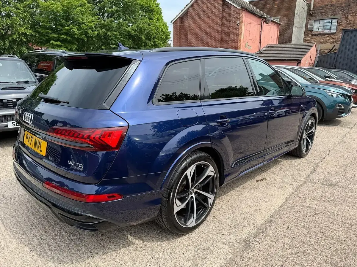 Used Audi Q7 Black Edition 286 HP (210 kW) 2021 Blue SUV