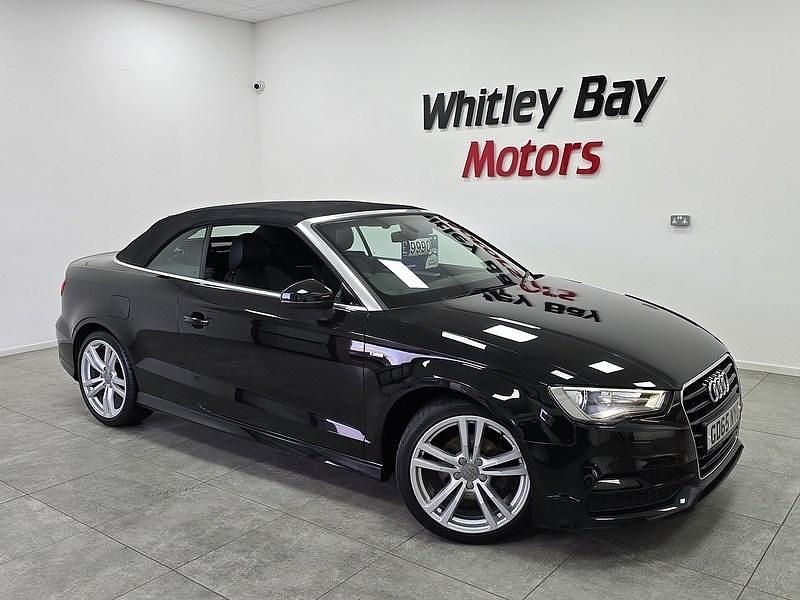 Black Used 2015 Audi A3 Cabriolet S-Line Cabriolet | £9,990 (Fair price) - Image 1/4