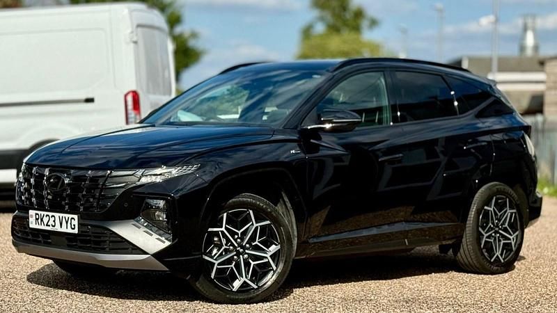Black Used 2023 Hyundai Tucson N Line SUV | £27,950 (Expensive) - Image 1/4