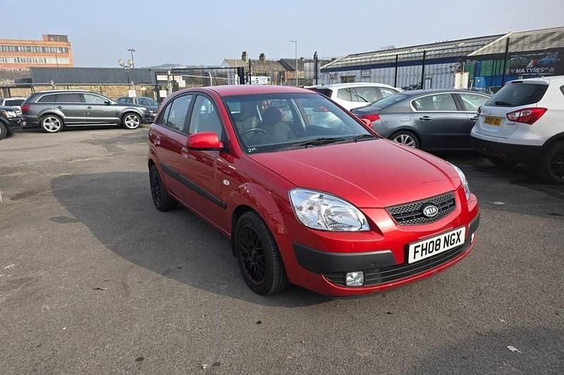 Used Kia Rio 2008 Red Hatchback