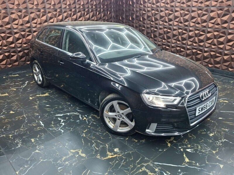 Black Used 2016 Audi A3 Sportback Sport Hatchback | £7,999 (Fair price) - Image 1/4