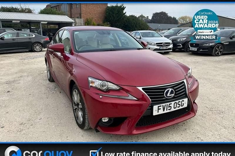 Red Used 2015 Lexus IS300h Executive Line Sedan | £9,995 (Fair price) - Image 1/1