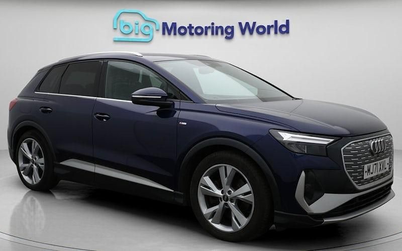 Used 2023 Audi Q4 e-tron S-Line SUV | £20,800 - Image 1/4