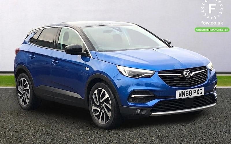 Used Vauxhall Grandland X Ultimate 177 HP (130 kW) 2018 Blue SUV