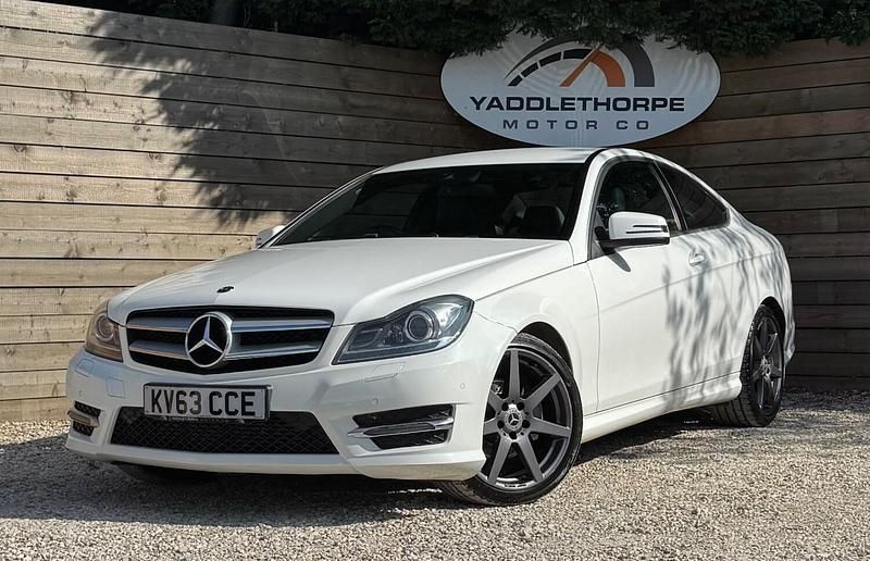 White Used 2013 Mercedes C220 AMG Coupe | £5,995 (Fair price) - Image 1/4