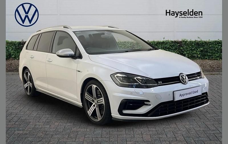 White Used 2019 VW Golf VII R Estate | £24,985 (Fair price) - Image 1/4