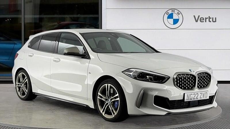 Used BMW M135 Comfort Edition 306 HP (225 kW) 2022 White Hatchback