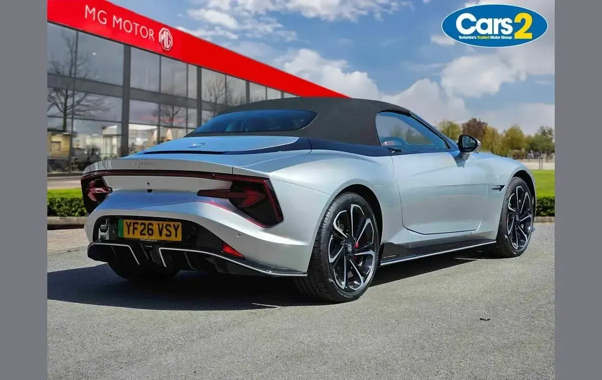 New MG Cyberster 375 kW (510 HP) 2026 Silver Cabriolet